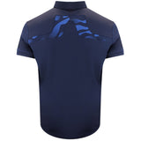 J.Lindeberg Golf Shirt - KV Print Regular Fit - JL Navy AW26