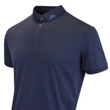 J.Lindeberg Golf Shirt - KV Print Regular Fit - JL Navy AW26