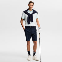 J.Lindeberg Golf Shirt - KV Print Regular Fit - Skylight SS26