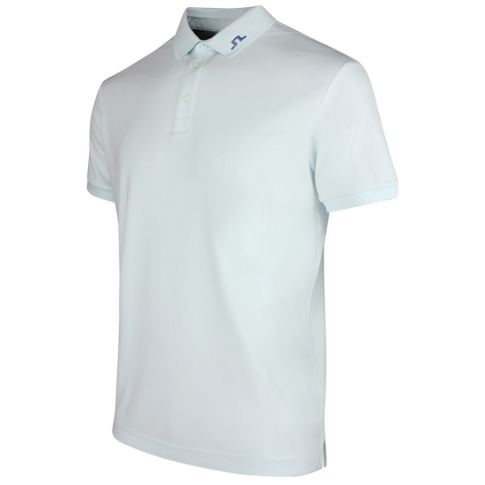 J.Lindeberg Golf Shirt - KV Print Regular Fit - Skylight SS26