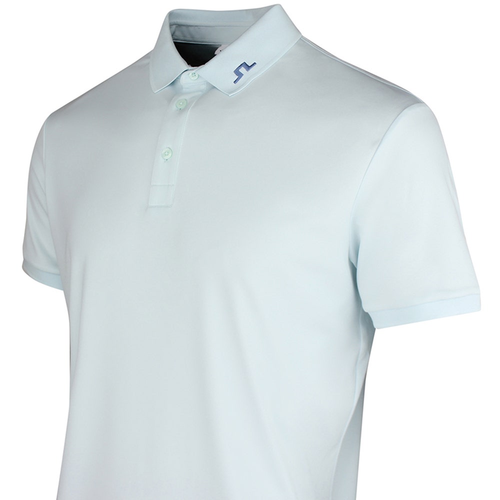 J.Lindeberg Golf Shirt - KV Print Regular Fit - Skylight SS26