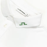 J.Lindeberg Golf Shirt - KV Print Regular Fit - White SS26
