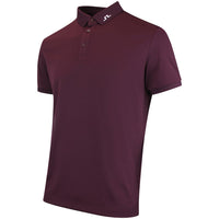 J.Lindeberg Golf Shirt - KV Print Regular Fit - Winetasting AW26