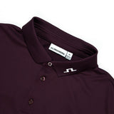 J.Lindeberg Golf Shirt - KV Print Regular Fit - Winetasting AW26
