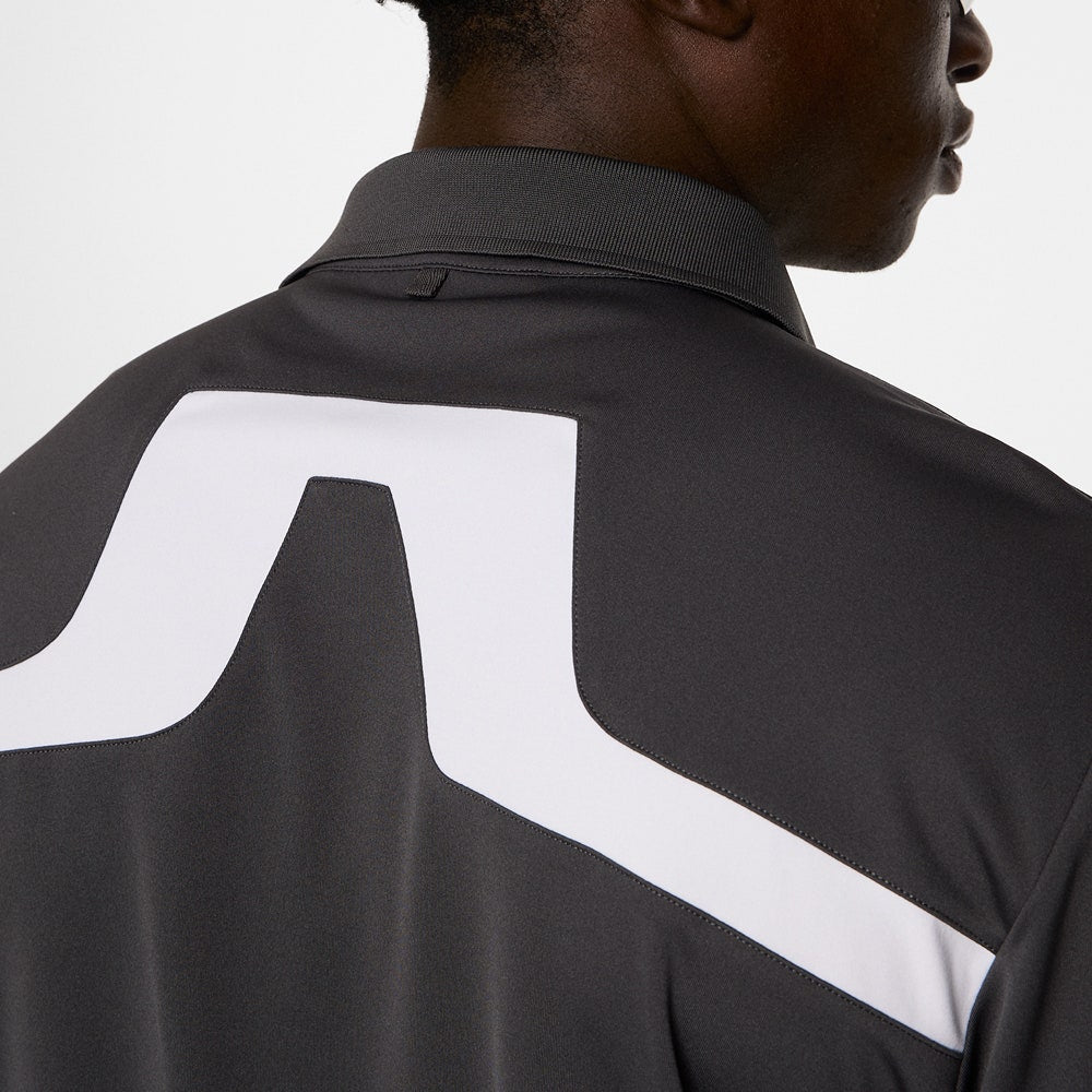 J.Lindeberg Golf Shirt - KV Regular Fit - Asphalt AW25