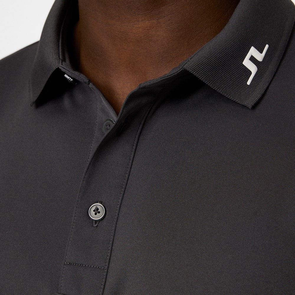 J.Lindeberg Golf Shirt - KV Regular Fit - Asphalt AW25