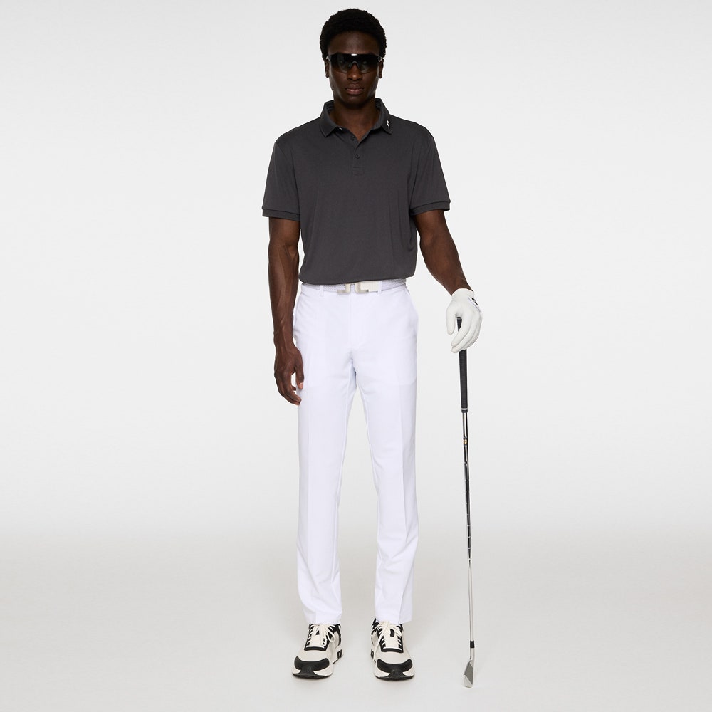 J.Lindeberg Golf Shirt - KV Regular Fit - Asphalt AW25