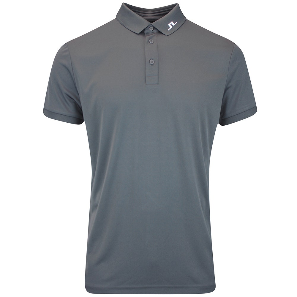 J.Lindeberg Golf Shirt - KV Regular Fit - Asphalt AW25