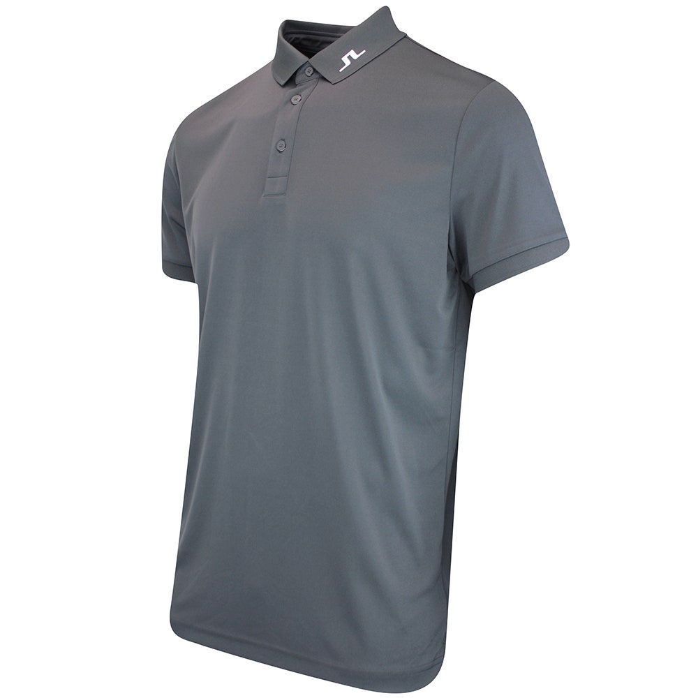 J.Lindeberg Golf Shirt - KV Regular Fit - Asphalt AW25