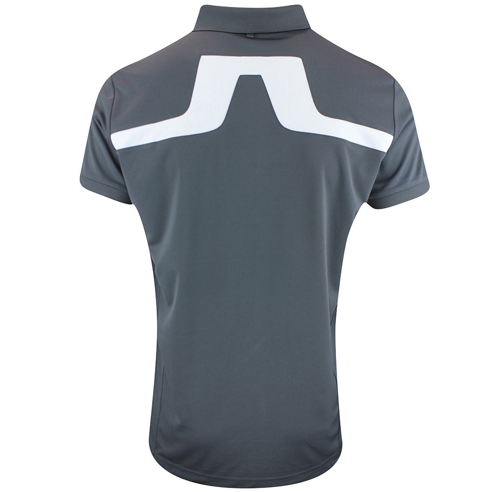 J.Lindeberg Golf Shirt - KV Regular Fit - Asphalt AW25
