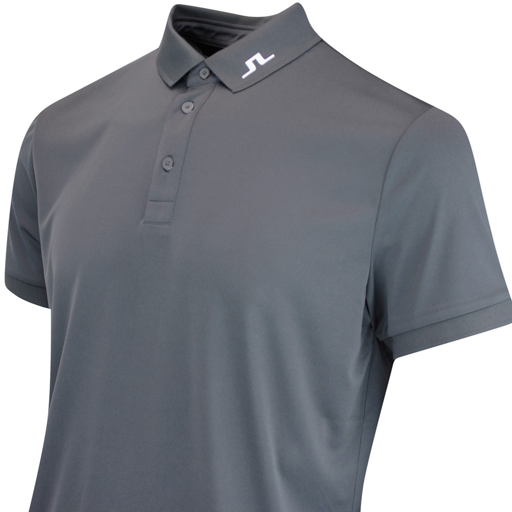 J.Lindeberg Golf Shirt - KV Regular Fit - Asphalt AW25