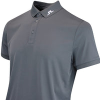J.Lindeberg Golf Shirt - KV Regular Fit - Asphalt AW25