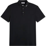 J.Lindeberg Golf Shirt - KV Regular Fit - Black AW26