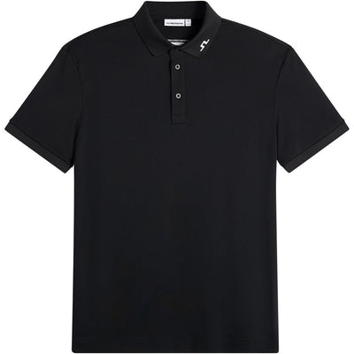 J.Lindeberg Golf Shirt - KV Regular Fit - Black AW26