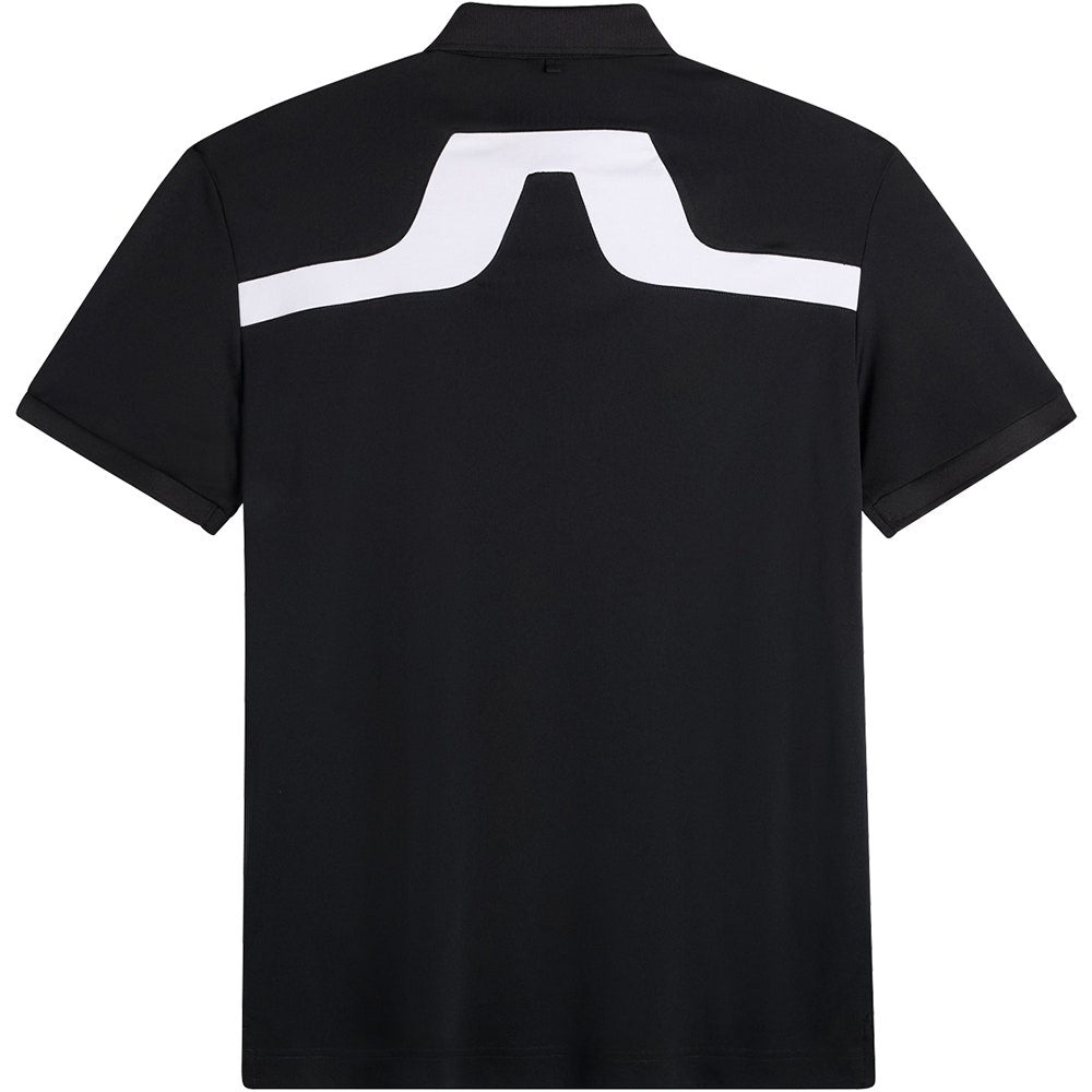 J.Lindeberg Golf Shirt - KV Regular Fit - Black AW26