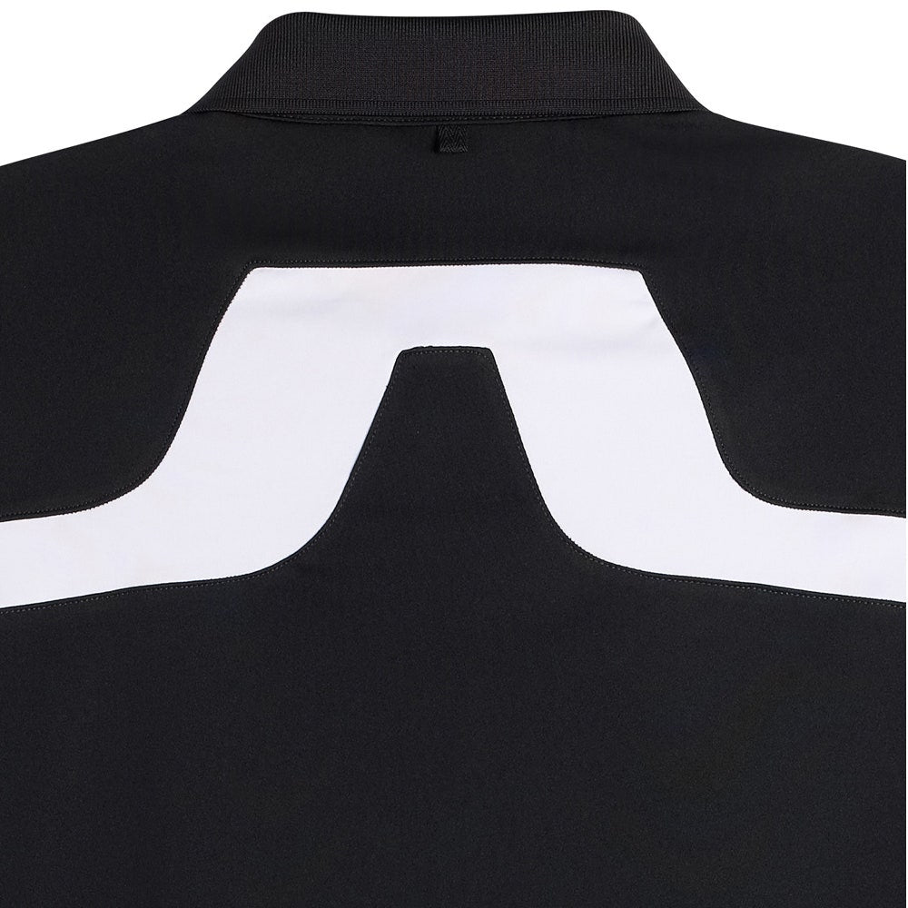 J.Lindeberg Golf Shirt - KV Regular Fit - Black AW26