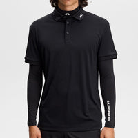 J.Lindeberg Golf Shirt - KV Regular Fit - Black AW26