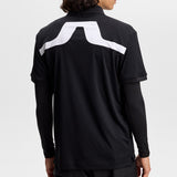 J.Lindeberg Golf Shirt - KV Regular Fit - Black AW26