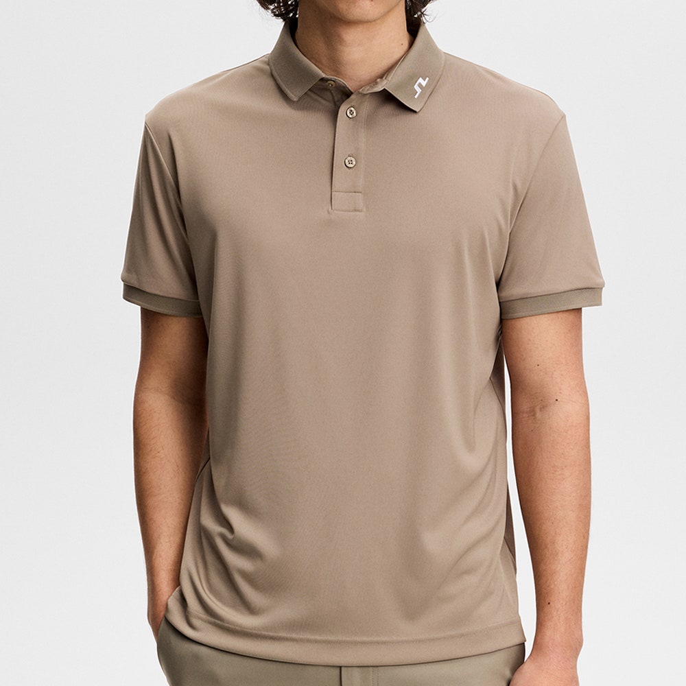 J.Lindeberg Golf Shirt - KV Regular Fit - Brindle SS26