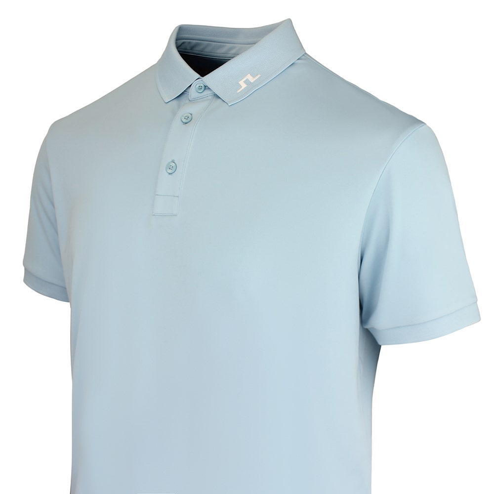 J.Lindeberg Golf Shirt - KV Regular Fit - Forget-Me-Not SS26