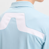 J.Lindeberg Golf Shirt - KV Regular Fit - Forget-Me-Not SS26