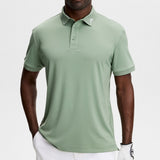 J.Lindeberg Golf Shirt - KV Regular Fit - Hedge Green SS26