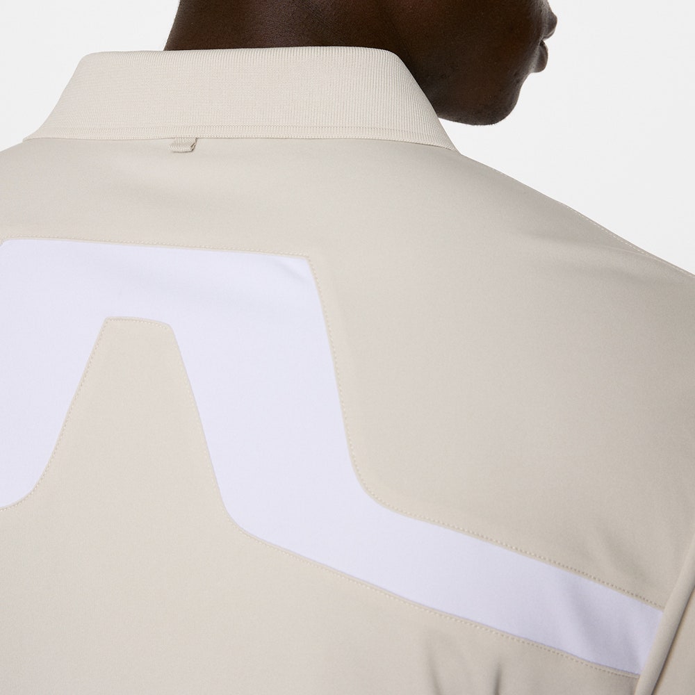J.Lindeberg Golf Shirt - KV Regular Fit - Moonbeam AW25