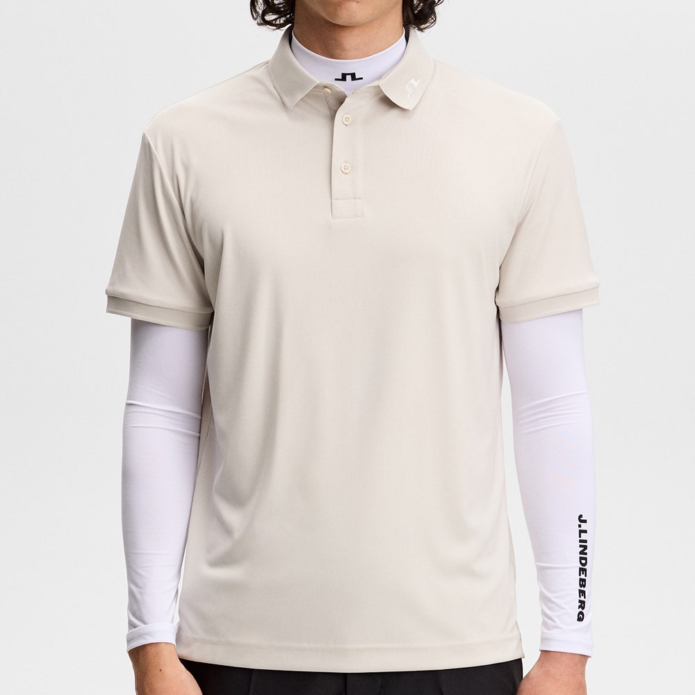 J.Lindeberg Golf Shirt - KV Regular Fit - Moonbeam SS26