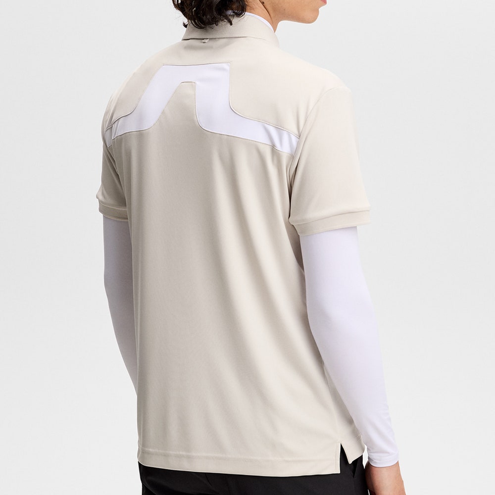 J.Lindeberg Golf Shirt - KV Regular Fit - Moonbeam SS26