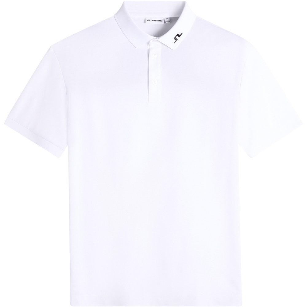 J.Lindeberg Golf Shirt - KV Regular Fit - White AW26