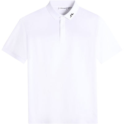 J.Lindeberg Golf Shirt - KV Regular Fit - White AW26
