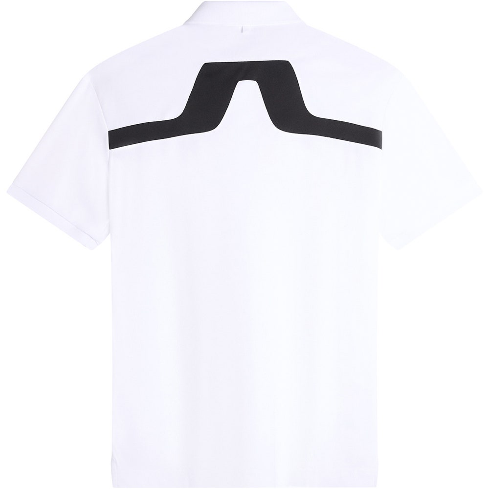 J.Lindeberg Golf Shirt - KV Regular Fit - White AW26