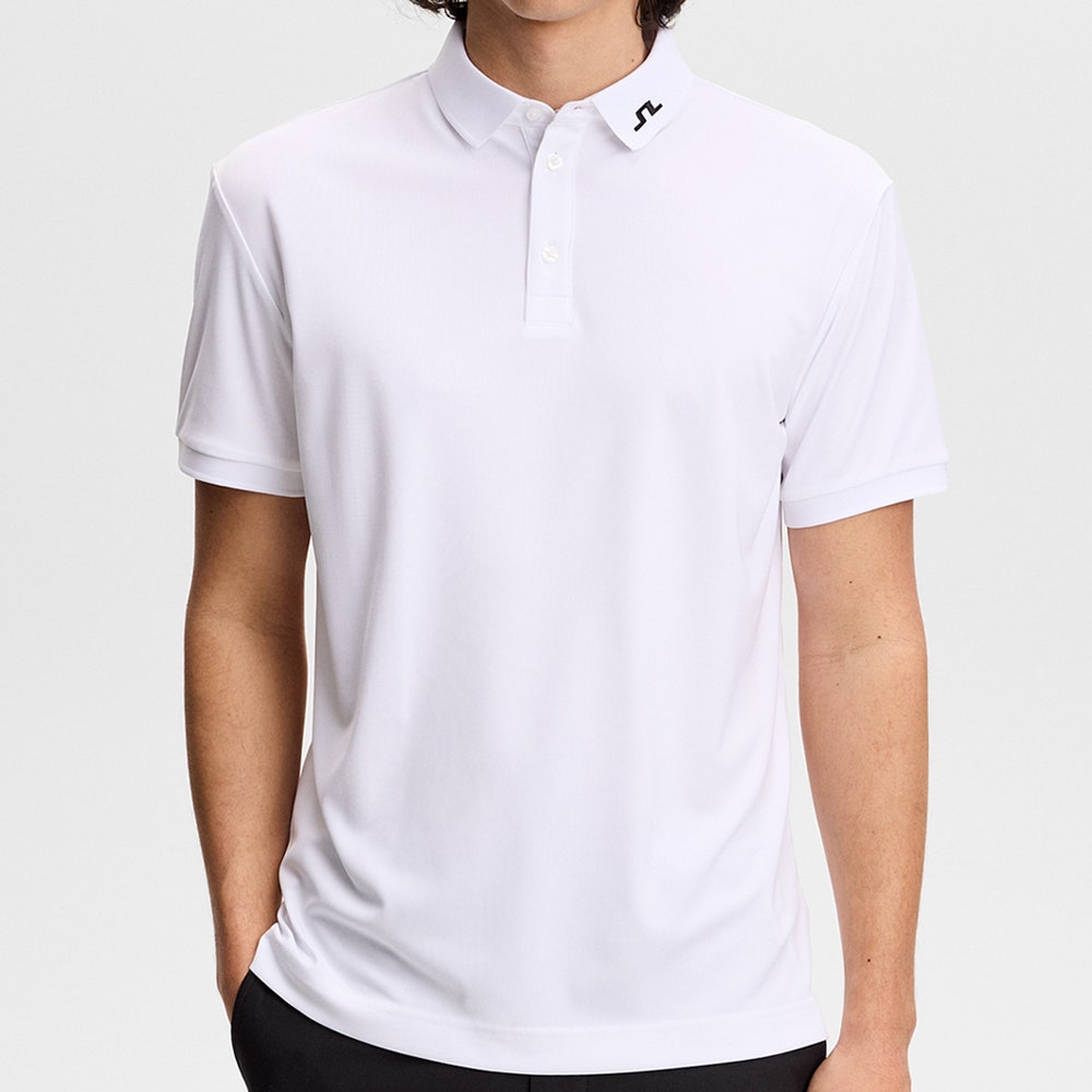 J.Lindeberg Golf Shirt - KV Regular Fit - White AW26