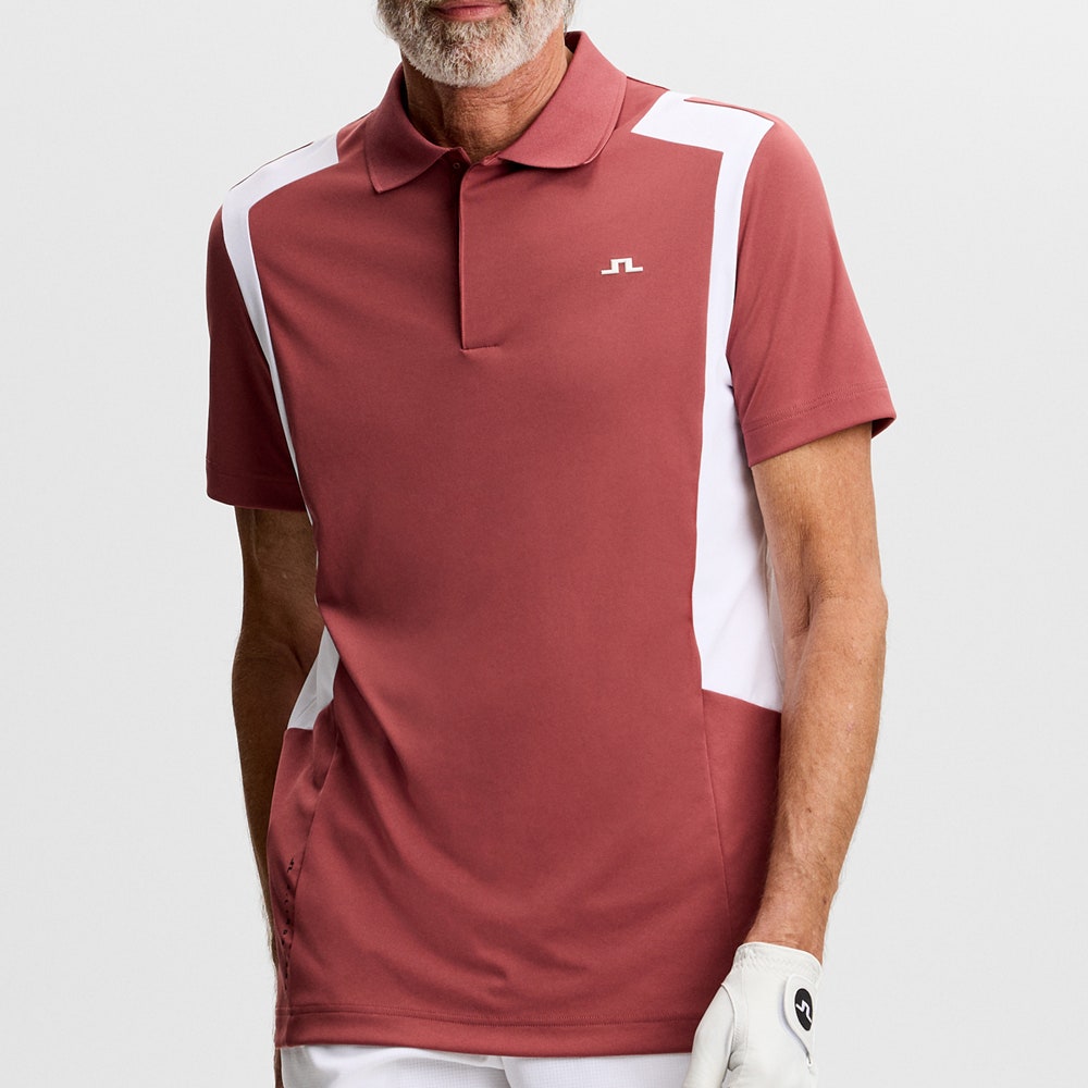 J.Lindeberg Golf Shirt - Legacy Regular Fit - Apple Butter SS26
