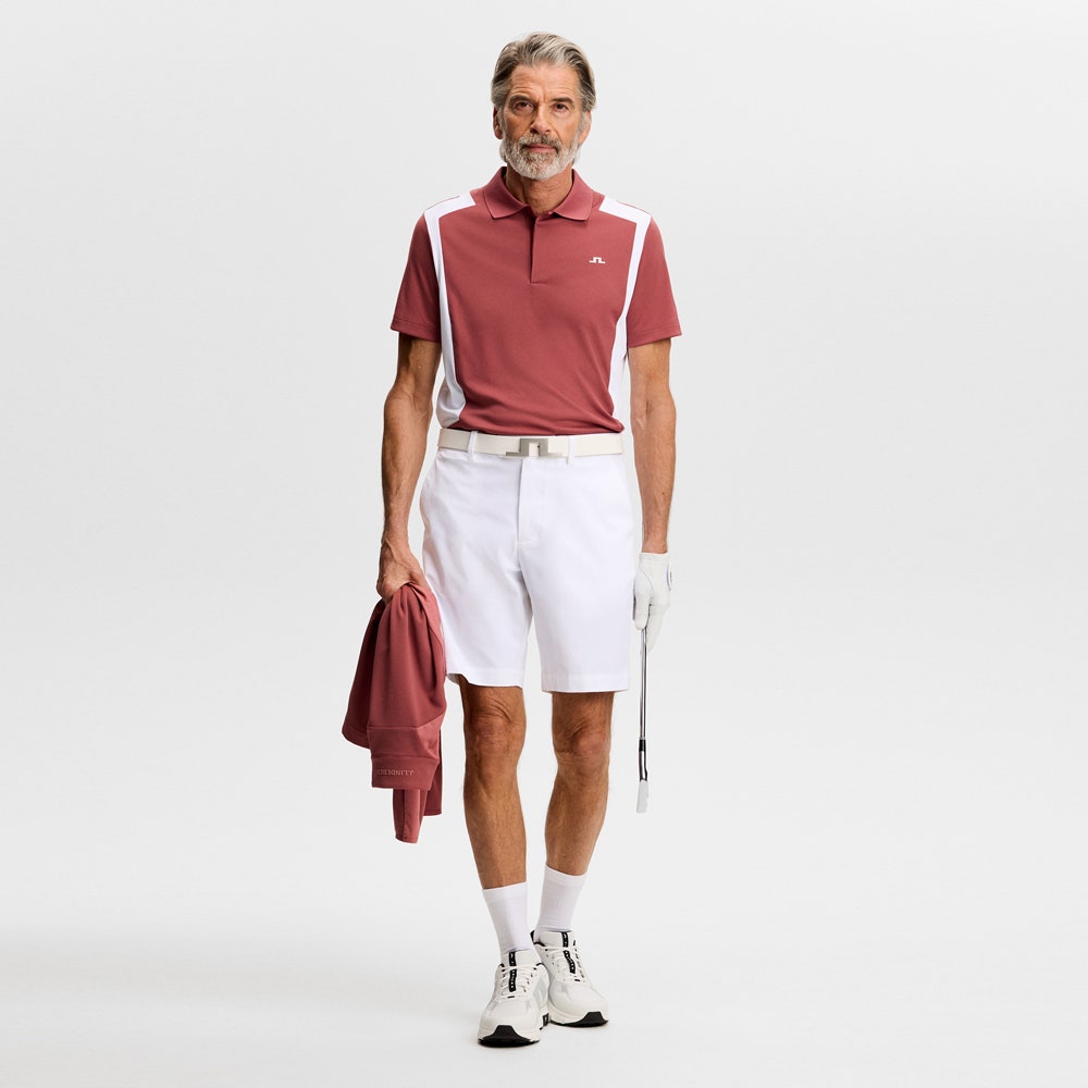 J.Lindeberg Golf Shirt - Legacy Regular Fit - Apple Butter SS26