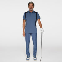 J.Lindeberg Golf Shirt - Legacy Regular Fit - Vintage Indigo AW25