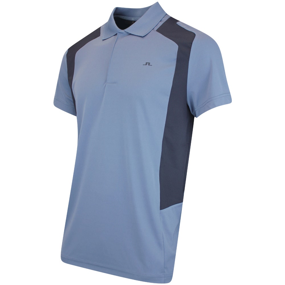 J.Lindeberg Golf Shirt - Legacy Regular Fit - Vintage Indigo AW25
