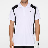 J.Lindeberg Golf Shirt - Legacy Regular Fit - White AW25