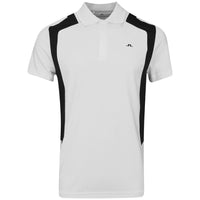 J.Lindeberg Golf Shirt - Legacy Regular Fit - White AW25