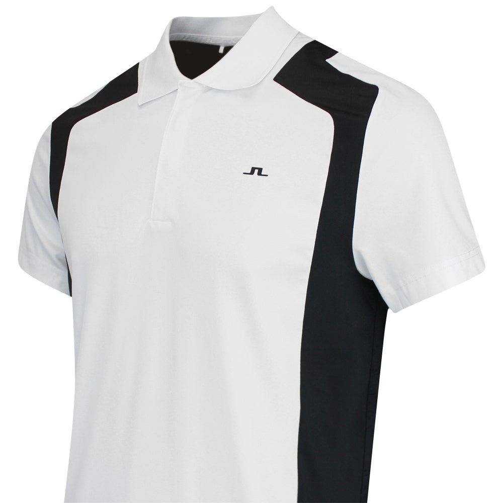 J.Lindeberg Golf Shirt - Legacy Regular Fit - White AW25