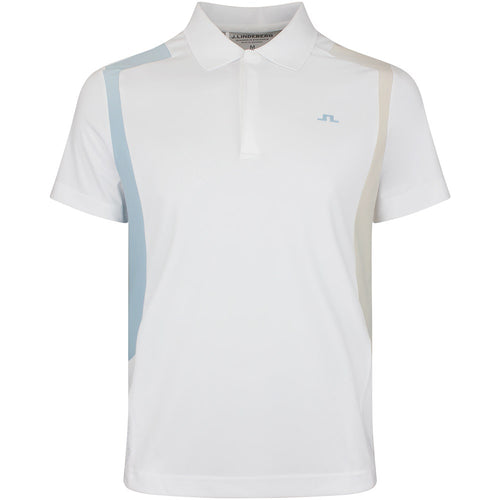 J.Lindeberg Golf Shirt - Legacy Regular Fit - White SS26