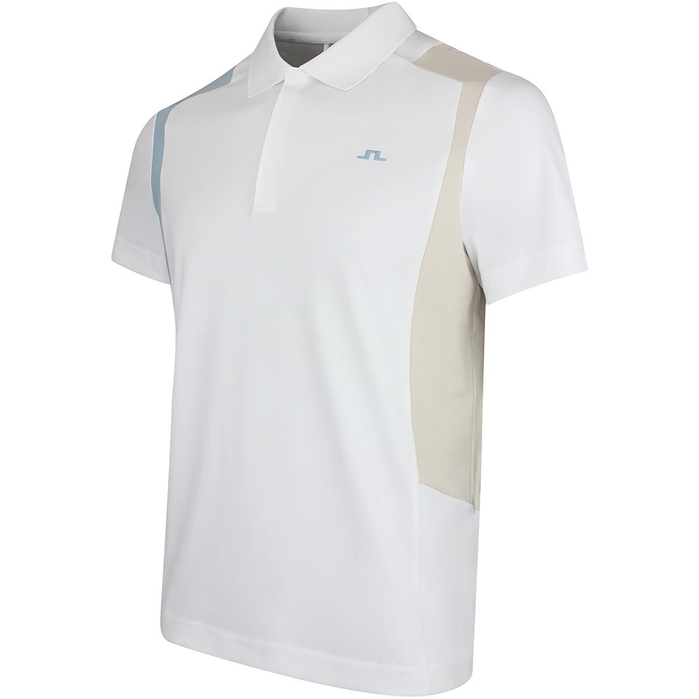 J.Lindeberg Golf Shirt - Legacy Regular Fit - White SS26