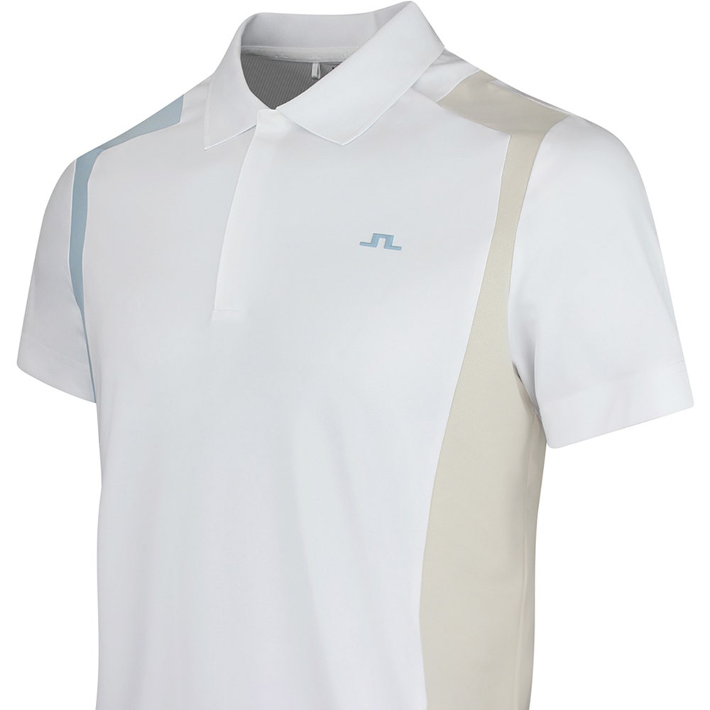 J.Lindeberg Golf Shirt - Legacy Regular Fit - White SS26