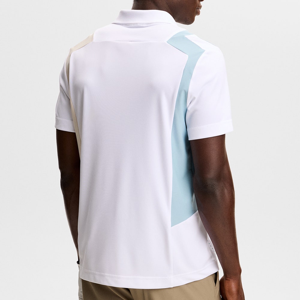 J.Lindeberg Golf Shirt - Legacy Regular Fit - White SS26