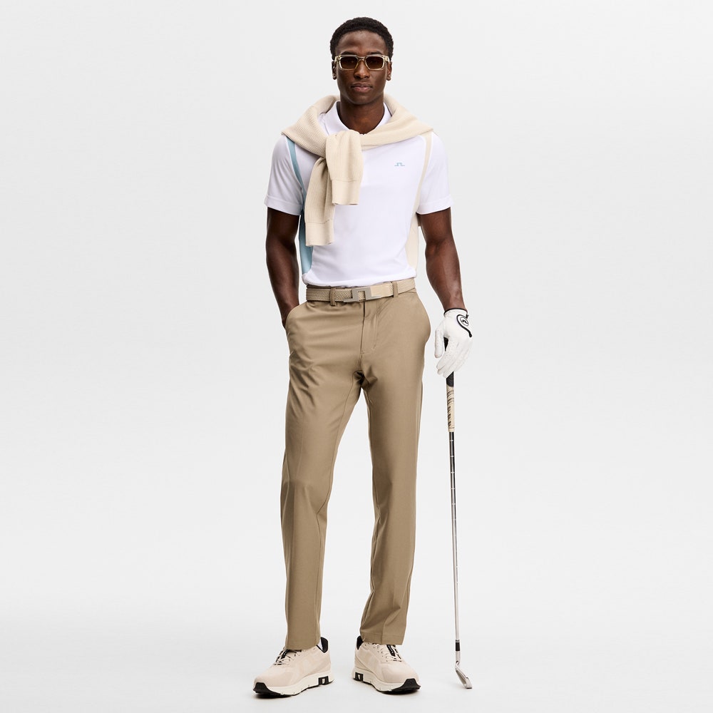J.Lindeberg Golf Shirt - Legacy Regular Fit - White SS26