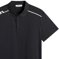 J.Lindeberg Golf Shirt - Lionel Regular Fit - Black AW26