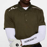 J.Lindeberg Golf Shirt - Lionel Regular Fit - Forest Green AW25