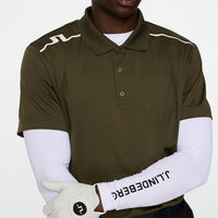 J.Lindeberg Golf Shirt - Lionel Regular Fit - Forest Green AW25