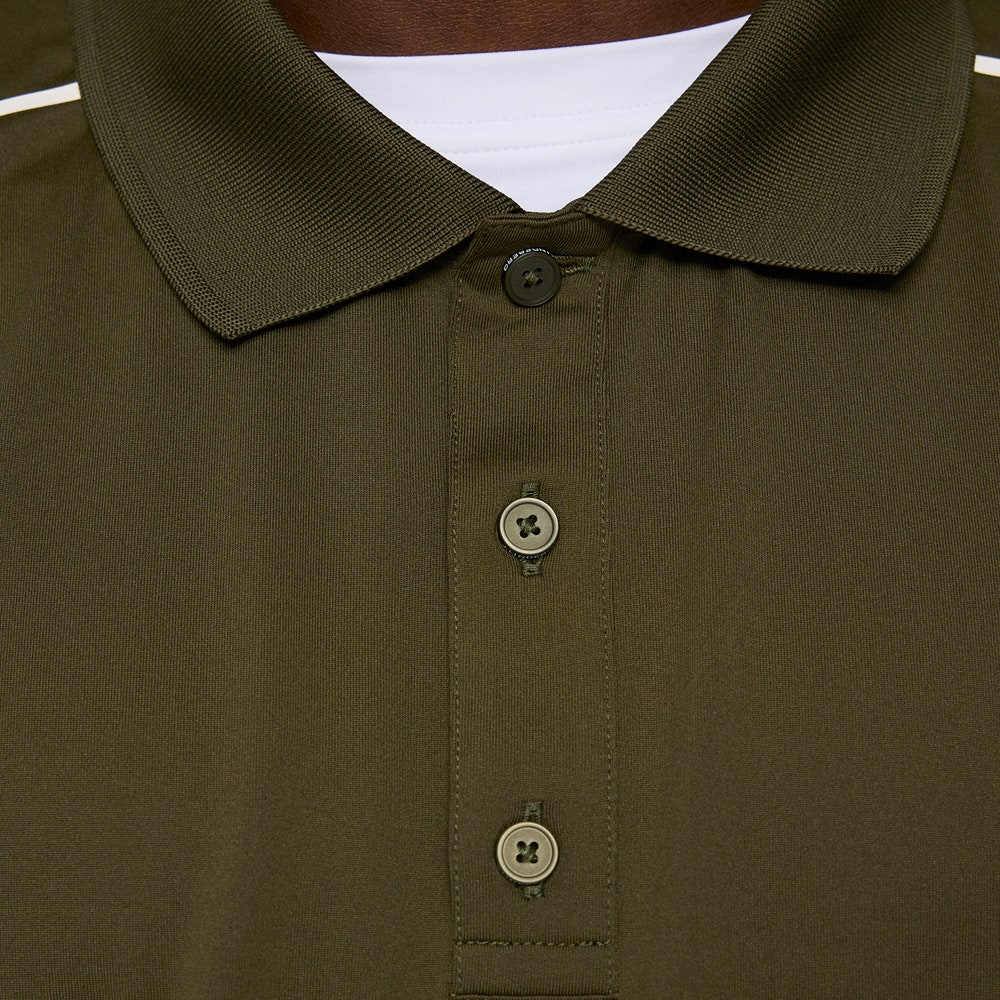 J.Lindeberg Golf Shirt - Lionel Regular Fit - Forest Green AW25