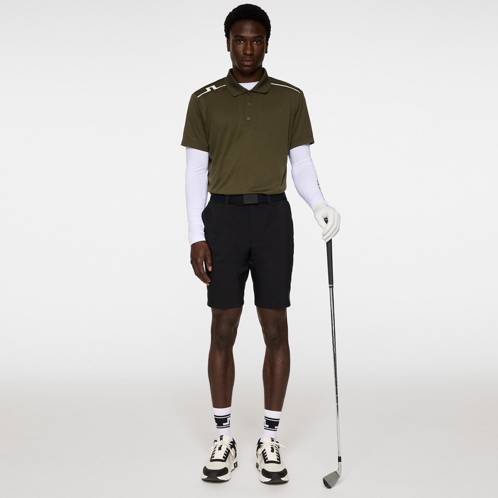J.Lindeberg Golf Shirt - Lionel Regular Fit - Forest Green AW25